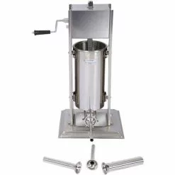 WILTEC Poussoir à Saucisse Machine De Remplissage Capacité Acier Inoxydable De 5l Pour La Chair De Saucisse 8 WILTEC Poussoir à Saucisse Machine De Remplissage Capacité Acier Inoxydable De 5l Pour La Chair De Saucisse -Wiltec Boutique 10094973 2