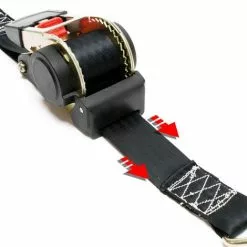 WILTEC Sangle D’arrimage 3m X 50mm Traction 750 DaN PES Crochet En Forme S Avec Tendeur à Cliquet -Wiltec Boutique 10094977 5