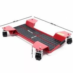 WILTEC Chariot Roulant Range Moto Aide à Manœuvre Et Stationnement Support Rail 60x42x7,5 Cm Jusqu’à 250kg -Wiltec Boutique 10178759 4