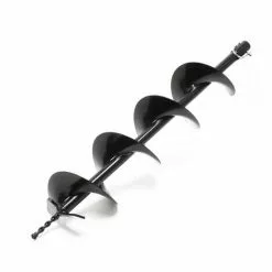 WILTEC Vis Sans Fin De Remplacement Pièce De Rechange 100m Perceuse De Sol Tarière Creuse