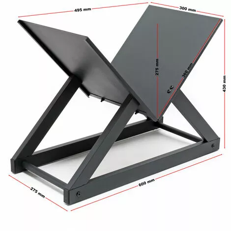 WILTEC Étagère Pour Bois De Chauffage Stockeur De Bûches Châssis Pour Bois De Chauffage Support Pour Bois De Chauffage 4 WILTEC Étagère Pour Bois De Chauffage Stockeur De Bûches Châssis Pour Bois De Chauffage Support Pour Bois De Chauffage – Image 2