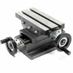 WILTEC Étau à Croix 2 Axes Table De Fraisage Surface De Perçage 170x85mm Établi Guidage Queue D'aronde