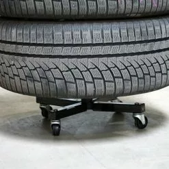 WILTEC Support De Rangement Mobile Pour Pneus Range - Jantes Jusqu’à 225 Mm Arbre à Pneus Garage Cave -Wiltec Boutique 10380750 3