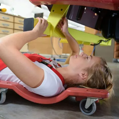 WILTEC Chariot De Visite Mécanicien Planche à Roulettes Pivotantes Ergonomique 103x50x10cm 180 Kg Max. 4 WILTEC Chariot De Visite Mécanicien Planche à Roulettes Pivotantes Ergonomique 103x50x10cm 180 Kg Max. – Image 2