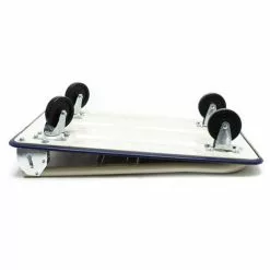 WILTEC Chariot à Plateforme Rabattable Jusqu’à 150kg Transport Équipement Entrepôt Diable Roues Caoutchouc -Wiltec Boutique 10398633 3