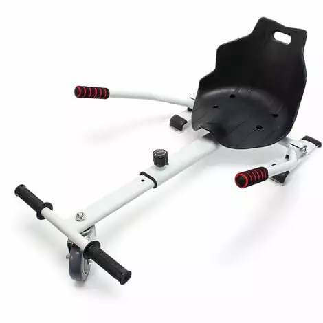 WILTEC Siège De Kart Ajustable Blanc Pour Adulte Et Enfants Elektroscooter 120 Kg Max. 1 WILTEC Siège De Kart Ajustable Blanc Pour Adulte Et Enfants Elektroscooter 120 Kg Max. -Wiltec Boutique 10553089 1