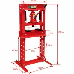 WILTEC Presse Hydraulique Presse D’atelier Presse à Cadre 30t Pression De Pressage Plier Deformer -Wiltec Boutique 10671092 2