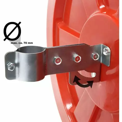 WILTEC Miroir Extérieur De Circulation Convexe 80cm Sécurité Routière Outdoor Résistant Rétroviseur 6 WILTEC Miroir Extérieur De Circulation Convexe 80cm Sécurité Routière Outdoor Résistant Rétroviseur â Image 4