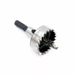 WILTEC Trépan Couronne Diamanté Foret Centreur Carotteuse Scie à Cloche HSS 6542 Acier Diamètre 33mm