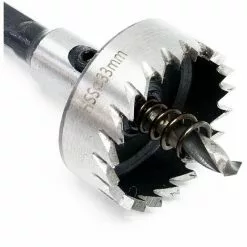 WILTEC Trépan Couronne Diamanté Foret Centreur Carotteuse Scie à Cloche HSS 6542 Acier Diamètre 33mm 7 WILTEC Trépan Couronne Diamanté Foret Centreur Carotteuse Scie à Cloche HSS 6542 Acier Diamètre 33mm -Wiltec Boutique 10760977 3