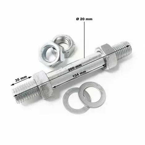 WILTEC Roue Complète 3.50-8 De Brouette En Polyuréthane Increvable Grandeur 6 WILTEC Roue Complète 3.50-8 De Brouette En Polyuréthane Increvable Grandeur – Image 4