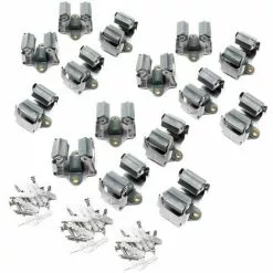 WILTEC Jeu De 15 Porte-balai Acier Support Mural Pour Outils De Nettoyage Et Jardinage Râtelier Rangement