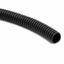 WILTEC Gaine Non Fendue Protection Câble Tuyau 50m Ø48mm Intérieur Et Ø54,5mm Extérieur Anti-martre Isolant