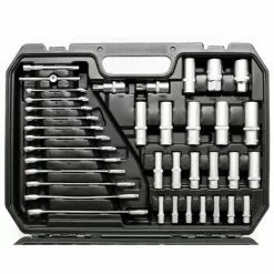 WILTEC Coffret Clé à Cliquet Jeu De 215 Pcs. Kit Clé De Serrage Douille Embouts Acier Carbonne Accessoire -Wiltec Boutique 11280697 4