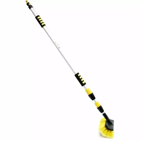 WILTEC Brosse Avec Manche Véhicule En Alu Télescopique 135-300cm Interrupteur ON/OFF Brosse De Lavage Auto 3 WILTEC Brosse Avec Manche Véhicule En Alu Télescopique 135-300cm Interrupteur ON/OFF Brosse De Lavage Auto