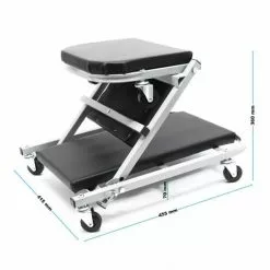 WILTEC Chariot De Visite Mécanicien 2-1 Siège Atelier Chaise Longue Travail 90x41,5x12,5cm 150 Kg Max. 8 WILTEC Chariot De Visite Mécanicien 2-1 Siège Atelier Chaise Longue Travail 90x41,5x12,5cm 150 Kg Max. -Wiltec Boutique 11280707 3
