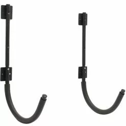 WILTEC Support Mural Kayak Dispositif Fixation Stockage Rangement Planche Surf SUP Acier Poignée En Mousse