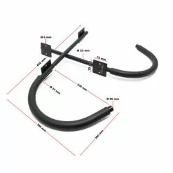 WILTEC Support Mural Kayak Dispositif Fixation Stockage Rangement Planche Surf SUP Acier Poignée En Mousse 7 WILTEC Support Mural Kayak Dispositif Fixation Stockage Rangement Planche Surf SUP Acier Poignée En Mousse -Wiltec Boutique 11310898 3