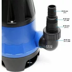 WILTEC Pompe Pour Eaux Usées 550W 10500l/h Pompe Submersible Jardin Puits Drainage Purge Évacuation -Wiltec Boutique 11491195 3