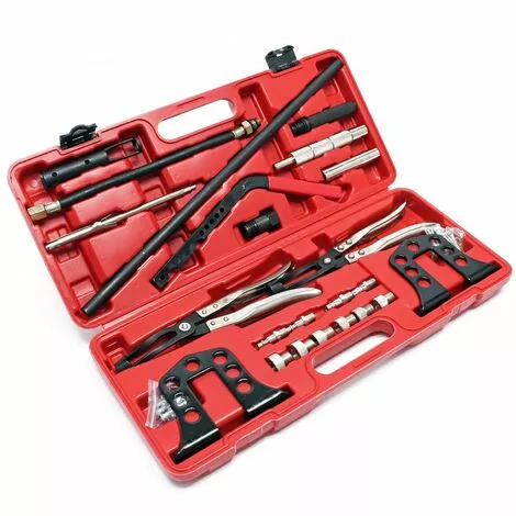 WILTEC Compresseur De Ressort De Soupape Coffret De 25 Pièces Démontage Joint De Queue De Soupape Auto 2 WILTEC Compresseur De Ressort De Soupape Coffret De 25 Pièces Démontage Joint De Queue De Soupape Auto -Wiltec Boutique 11491201 1