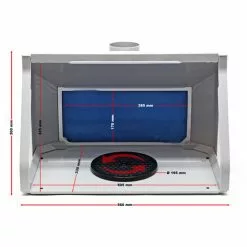 WILTEC Cabine D’aspiration 9m³/min Éclairage LED Double Ventilation Réglable Aspiration Brouillard -Wiltec Boutique 11647943 4