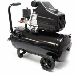 WILTEC Compresseur D’air Avec Réservoir De 50l 1500W 2CV 212l/min Outil D’atelier Mobile Avec Roues -Wiltec Boutique 11742181 4