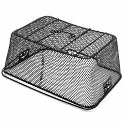 WILTEC Panier Pour Vélo 38,5 X 27 X 18 Cm Porte-bagage Détachable Acier Noir Transport Sac Emplettes -Wiltec Boutique 11953019 3