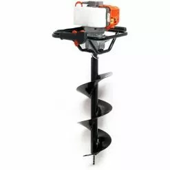 WILTEC Tarière Thermique Essence Set Avec Foret De 250 Mm, 1,4 KW 1,9 CV Machine à Percer Jardinage