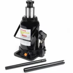 WILTEC Cric Bouteille Hydraulique 20T Vérin De Levage Avec Fonction Descente Lente, 244-449 Mm