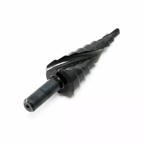 WILTEC Foret Conique HSS Revêtement En Titane 4-20mm Fraise à étage Perçage Alésage Forage Sur Acier 4 WILTEC Foret Conique HSS Revêtement En Titane 4-20mm Fraise à étage Perçage Alésage Forage Sur Acier – Image 2