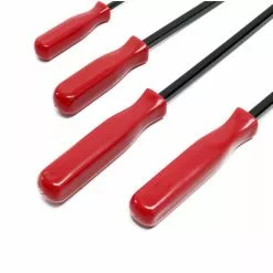 WILTEC Jeu De 4 Ciseau à Bois Avec Manche Outil Professionnel Levage Menuisier Atelier Burin Acier Carbone -Wiltec Boutique 12948216 3