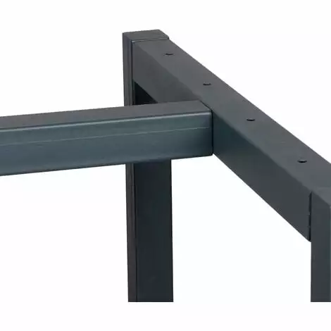 WILTEC Pied D’établi 175x57x81 Cm Acier Anthracite Rouge Support Table De Travail Emballage Atelier Dépôt 7 WILTEC Pied D’établi 175x57x81 Cm Acier Anthracite Rouge Support Table De Travail Emballage Atelier Dépôt – Image 5