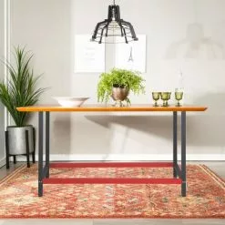 WILTEC Pied D’établi 150x57x81 Cm Acier Anthracite Rouge Support Table De Travail Emballage Atelier Dépôt -Wiltec Boutique 13315422 4