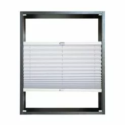 WILTEC Store Blanc 90x150cm Store Plissé Pare-vue Moderne Rideau Occultant De Fenêtre Persienne -Wiltec Boutique 13523139 3