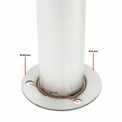 WILTEC Bloc De 3 Boite Aux Lettres Pied De Support Acier Inoxydable 2 Clés Par Compartiment Superposé -Wiltec Boutique 13602614 5