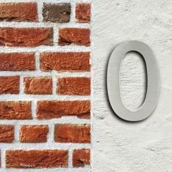 WILTEC Plaque Numéro Maison Chiffre "0" 3D 20cm Acier Inoxydable Résistant Intempéries Matériel Fixation 8 WILTEC Plaque Numéro Maison Chiffre "0" 3D 20cm Acier Inoxydable Résistant Intempéries Matériel Fixation -Wiltec Boutique 13669830 2