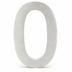 WILTEC Plaque Numéro Maison Chiffre "0" 3D 20cm Acier Inoxydable Résistant Intempéries Matériel Fixation 9 WILTEC Plaque Numéro Maison Chiffre "0" 3D 20cm Acier Inoxydable Résistant Intempéries Matériel Fixation -Wiltec Boutique 13669830 3