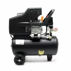 WILTEC Compresseur Air Comprimé 24L 1,1kW 8 Bars Mobile Avec Roues Et Poignée Outil Pneumatique Atelier -Wiltec Boutique 13759903 4