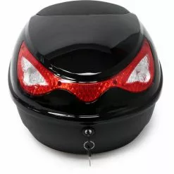 WILTEC Top Case 22L Noir Coffre Pour Moto Roller Scooter Quad Valise Espace Rangement Moto Porte-bagage -Wiltec Boutique 13759905 3