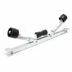 WILTEC Support Bateau Avec Rouleaux De Quille Aide Manoeuvre 111cm Charge 800kg Largeur De Bateau 80-124cm