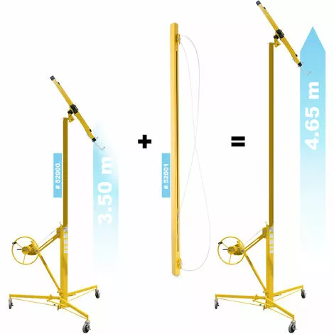 WILTEC 140cm Extension Pour Lève Plaques De Plâtre Pro, Lève Panneaux 4 WILTEC 140cm Extension Pour Lève Plaques De Plâtre Pro, Lève Panneaux – Image 2