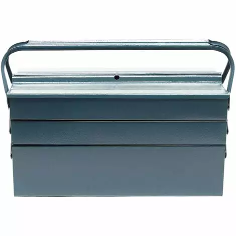 WILTEC Boite à Outils Vide 530x200x200 Mm En Acier Avec 5 Compartiments Caisse Pour Outils Avec Poignée 7 WILTEC Boite à Outils Vide 530x200x200 Mm En Acier Avec 5 Compartiments Caisse Pour Outils Avec Poignée – Image 5