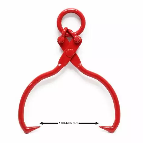 WILTEC Pince Forestière Pour Troncs Max. 450 Mm, Force 680 Kg, Pince De Levage, 2 Mandrins De Serrage 5 WILTEC Pince Forestière Pour Troncs Max. 450 Mm, Force 680 Kg, Pince De Levage, 2 Mandrins De Serrage – Image 3