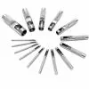 WILTEC Jeu De Poinçons 2-22mm 15 Pièces En Acier Au Carbone Pour Cuir Et Caoutchouc Et Plastique Souple 1 WILTEC Jeu De Poinçons 2-22mm 15 Pièces En Acier Au Carbone Pour Cuir Et Caoutchouc Et Plastique Souple -Wiltec Boutique 14647853 1