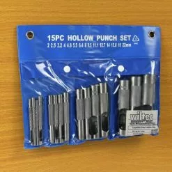 WILTEC Jeu De Poinçons 2-22mm 15 Pièces En Acier Au Carbone Pour Cuir Et Caoutchouc Et Plastique Souple -Wiltec Boutique 14647853 4