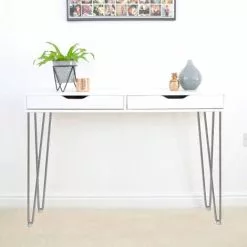 WILTEC Jeu 4 Pieds De Table épingle à Cheveux 36cm Acier Affiné 2 Tiges Meuble Support Hairpin Legs -Wiltec Boutique 14766270 2