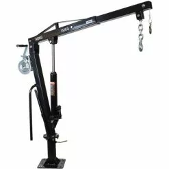 WILTEC Grue De Levage Pick Up Charge 500 Kg Avec Treuil Tête Pivotante 360° Socle Massif Ancrage Au Sol -Wiltec Boutique 14833560 2