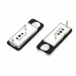 WILTEC Feux De Plaque D'immatriculation LED Compatible Avec AUDI A6 C5 B 98-05 2x Sans Câble 6 WILTEC Feux De Plaque D'immatriculation LED Compatible Avec AUDI A6 C5 B 98-05 2x Sans Câble -Wiltec Boutique 14930631 2