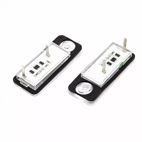 WILTEC Feux De Plaque D'immatriculation LED Compatible Avec AUDI A6 C5 B 98-05 2x Sans Câble 4 WILTEC Feux De Plaque D'immatriculation LED Compatible Avec AUDI A6 C5 B 98-05 2x Sans Câble – Image 2