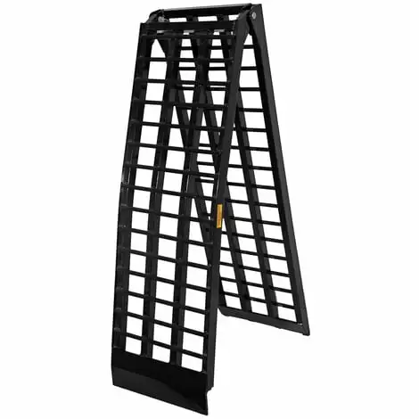 WILTEC Rampe De Chargement Pliable Aluminium Moto VTT Quad Rampe D’accès Rail 274cm 400kg 4 WILTEC Rampe De Chargement Pliable Aluminium Moto VTT Quad Rampe D’accès Rail 274cm 400kg – Image 2